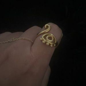 🧿FROM MY JEWELER EVIL EYE GOLD RING🧿